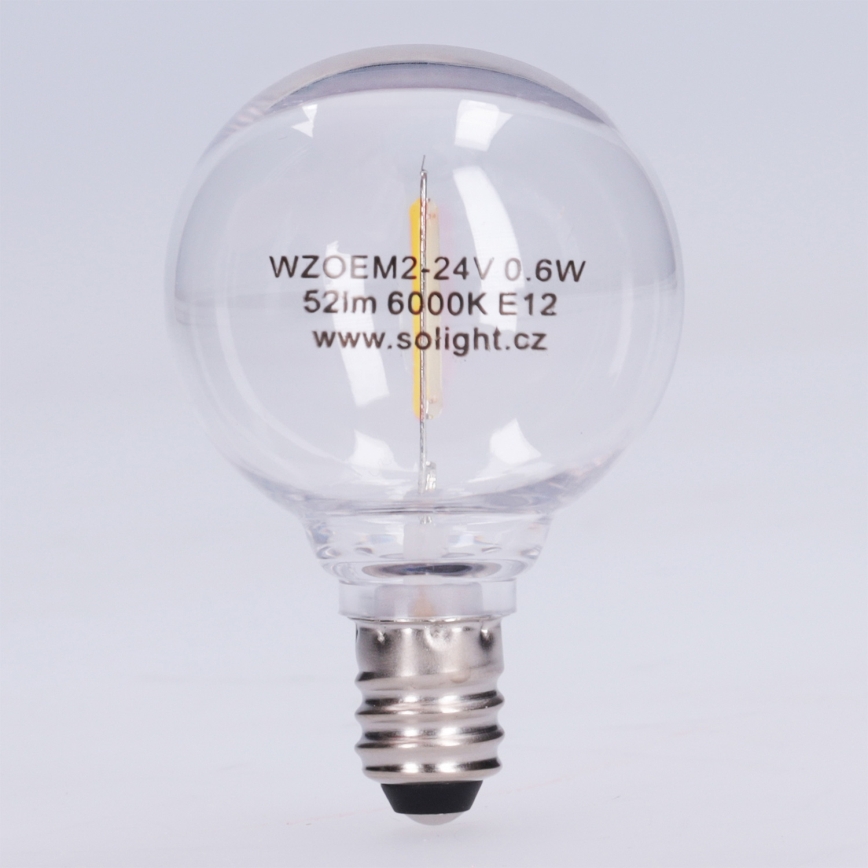 LED-lamp G40 E12 0,6 W / 24 V 6000 K - Brilagi