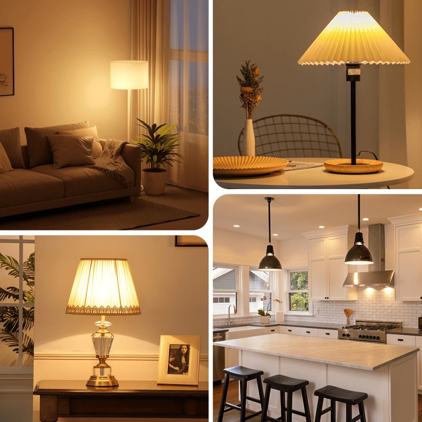 LED-lamp G45 E14/12W/230V 3000K - Aigostar