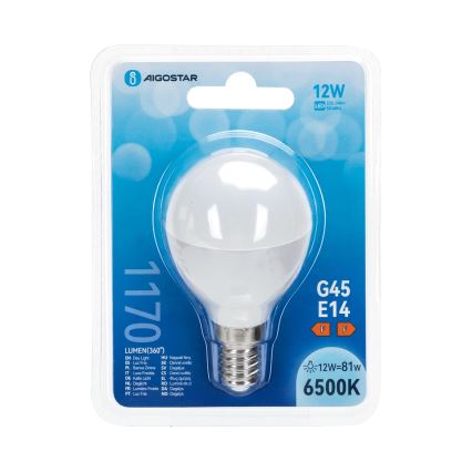LED-lamp G45 E14/12W/230V 6500K - Aigostar