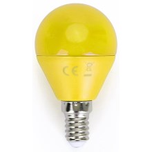 LED Lamp G45 E14/4W/230V geel - Aigostar 100003OGA