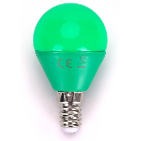 LED Lamp G45 E14/4W/230V groen - Aigostar