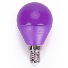 LED Lamp G45 E14/4W/230V paars - Aigostar
