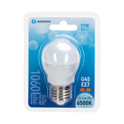 LED-lamp G45 E27/11W/230V 6500K - Aigostar