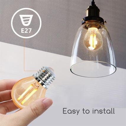 LED lamp G45 E27/4W/230V 2200K - Aigostar