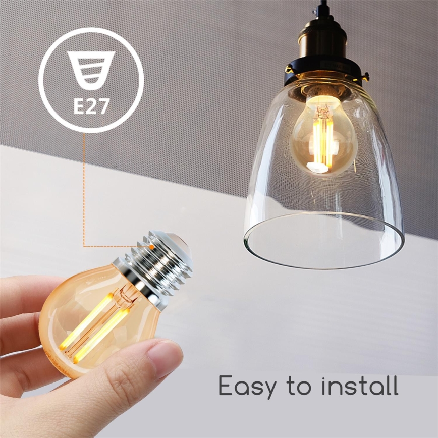 LED lamp G45 E27/4W/230V 2200K - Aigostar