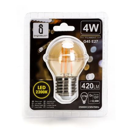 LED lamp G45 E27/4W/230V 2200K - Aigostar