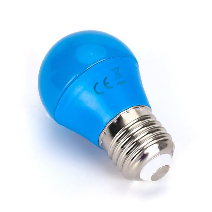 LED Lamp G45 E27/4W/230V blauw - Aigostar