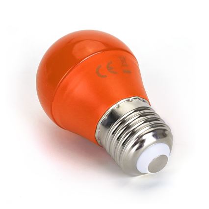 LED Lamp G45 E27/4W/230V oranje - Aigostar