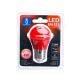 LED Lamp G45 E27/4W/230V rood - Aigostar