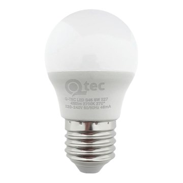 LED Lamp G45 E27/5W/230V 2700K