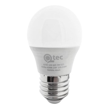 LED Lamp G45 E27/5W/230V 4200K