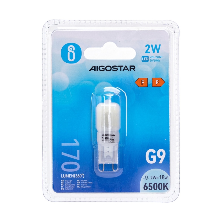 LED Lamp G9/2W/230V 6500K - Aigostar