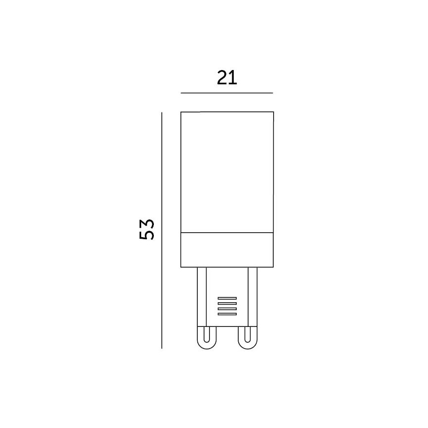 LED Lamp G9/3W/230V 4000K 100°