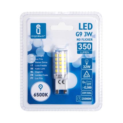 LED Lamp G9/3W/230V 6500K - Aigostar