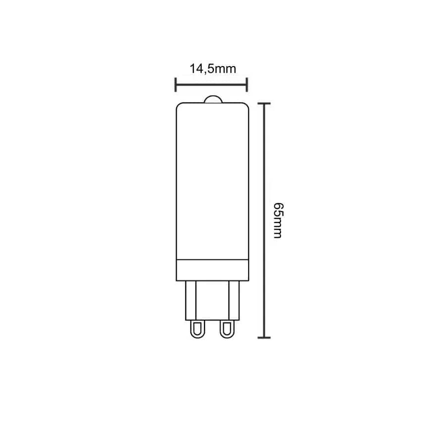 LED Lamp G9/4W/230V 2800K