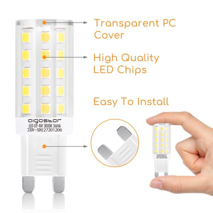 LED Lamp G9/4W/230V 3000K - Aigostar