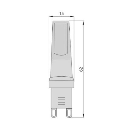 LED Lamp G9/4W/230V 3000K