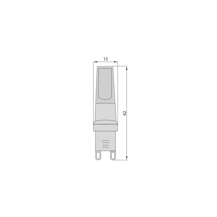 LED Lamp G9/4W/230V 3000K