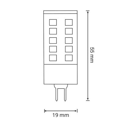 LED Lamp G9/4W/230V 3000K