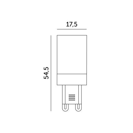 LED Lamp G9/4W/230V 6000K
