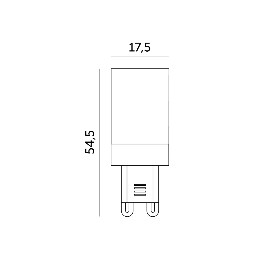 LED Lamp G9/4W/230V 6000K