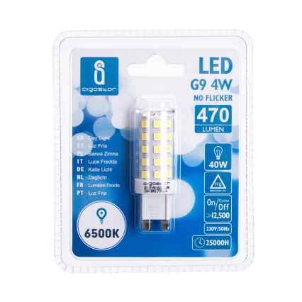 LED Lamp G9/4W/230V 6500K - Aigostar