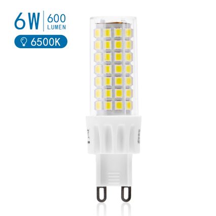 LED Lamp G9/6W/230V 6500K - Aigostar