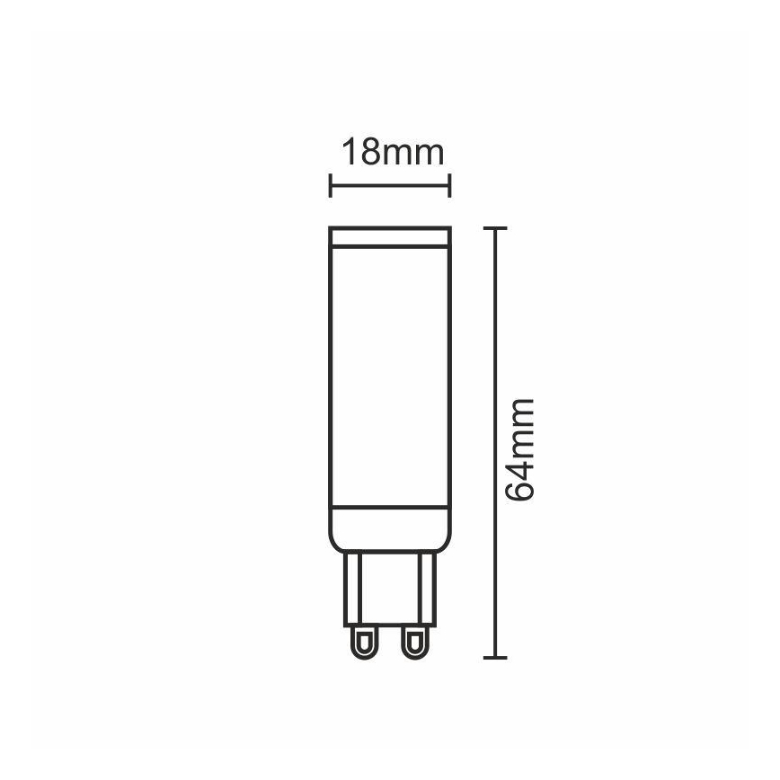 LED Lamp G9/7W/230V 4000K