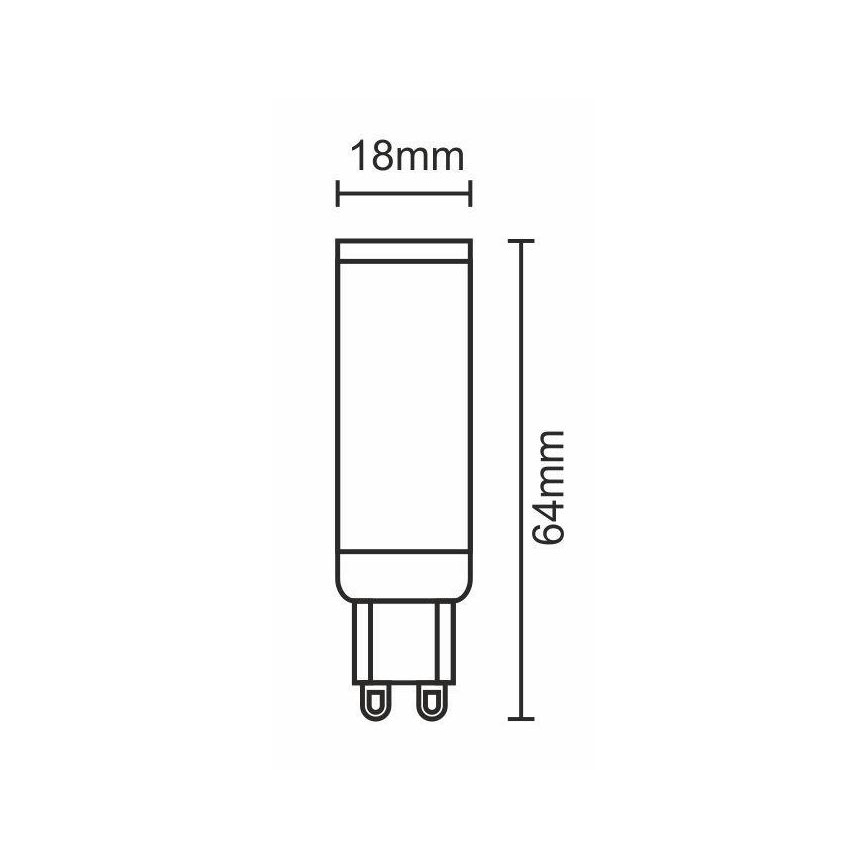 LED Lamp G9/7W/230V 6000K