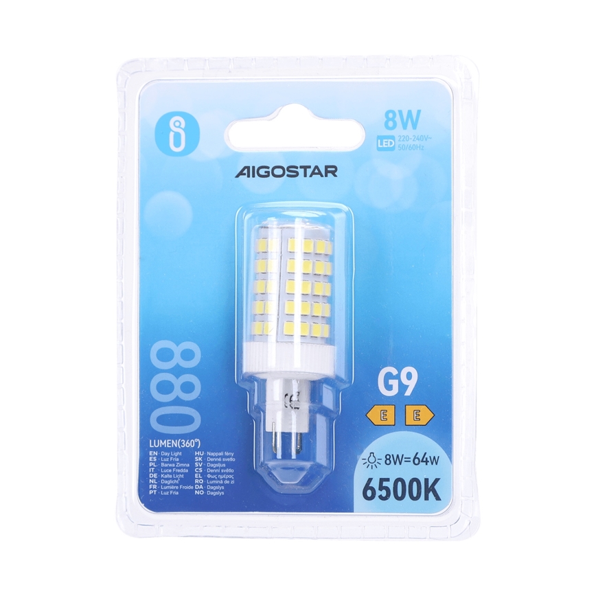 LED-lamp G9/8W/230V 6500K - Aigostar