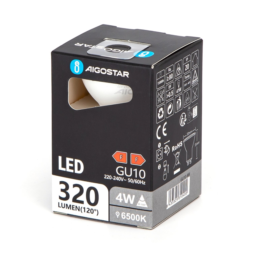 LED Lamp GU10/4W/230V 6500K - Aigostar