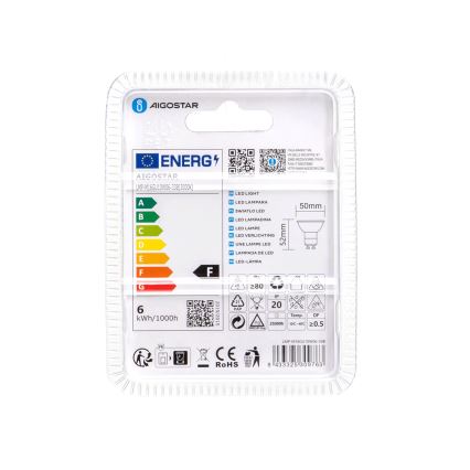 LED Lamp GU10/6W/230V 3000K - Aigostar