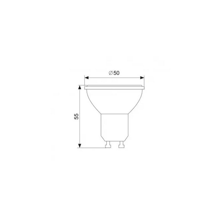 LED Lamp GU10/7W/230V 4000K