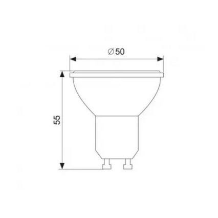 LED Lamp GU10/7W/230V 6500K