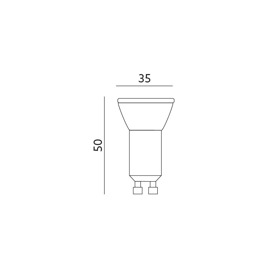 LED lamp GU10-MR11/4W/230V 3000K