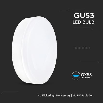 LED-lamp GX53/6,4W/230V 3000K