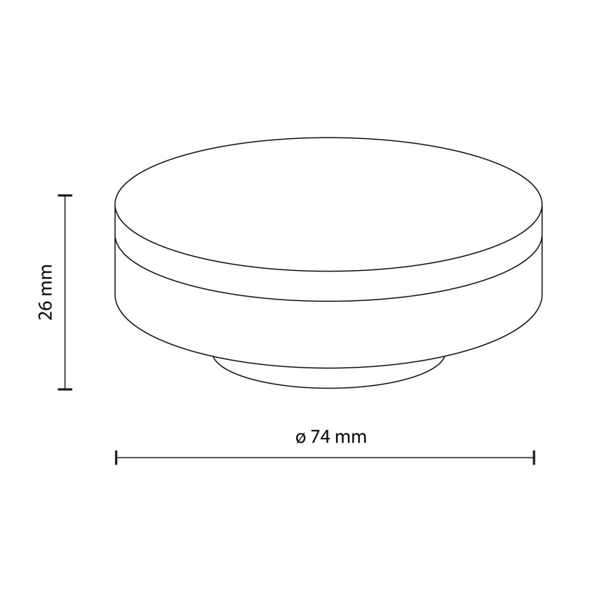LED-lamp GX53/8W/230V 4000K