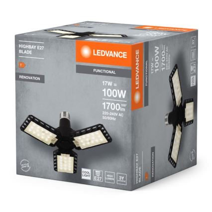 LED Lamp HIGHBAY E27/17W/230V 4000K - Ledvance