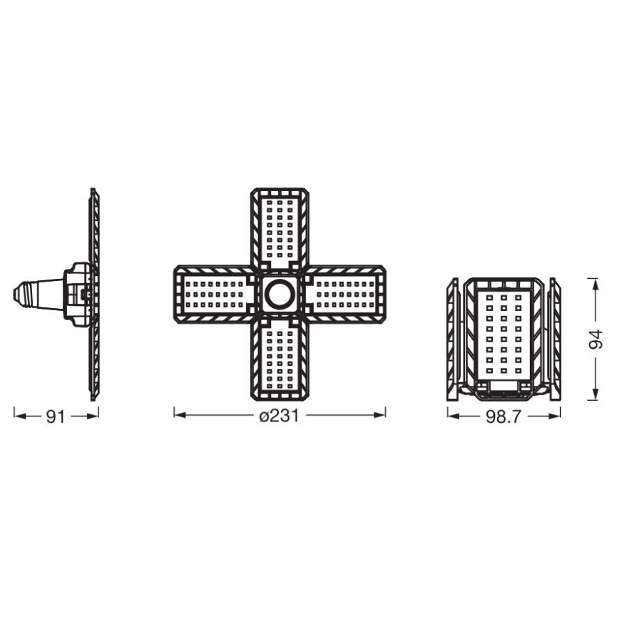 LED Lamp HIGHBAY E27/23W/230V 4000K - Ledvance