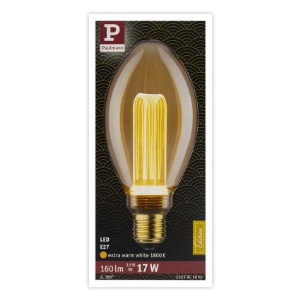 LED Lamp INNER B75 E27/3,5W/230V 1800K - Paulmann 28878