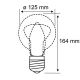 LED Lamp INNER G125 E27/3,5W/230V 1800K - Paulmann 28881