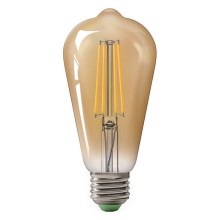 LED Lamp LEDSTAR AMBER ST64 E27/10W/230V 2200K