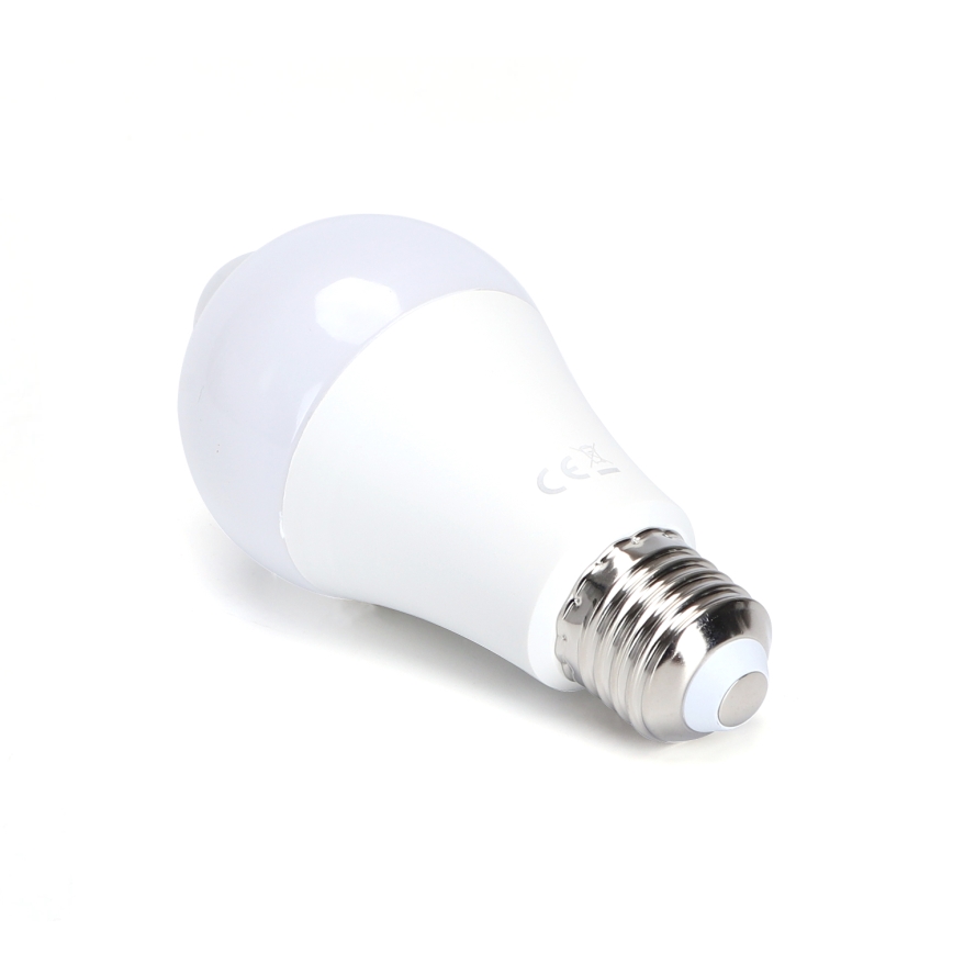 LED Lamp met bewegings- en schemersensor A60 E27/12W/230V 6500K - Aigostar