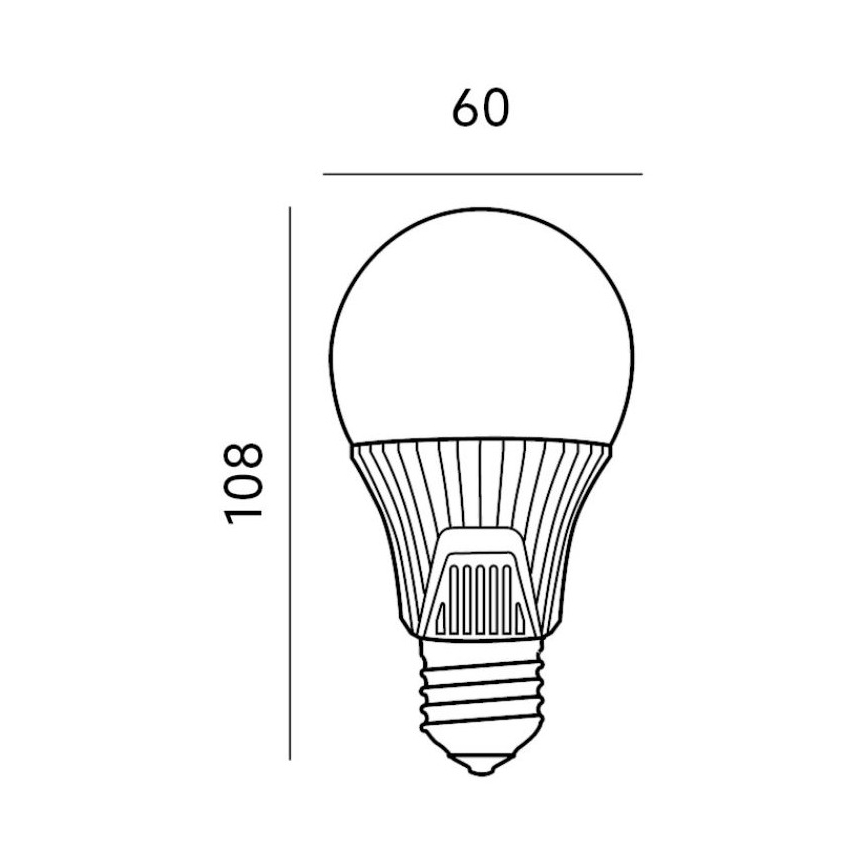 LED-lamp met bewegingssensor E27/9W/230V 6500K