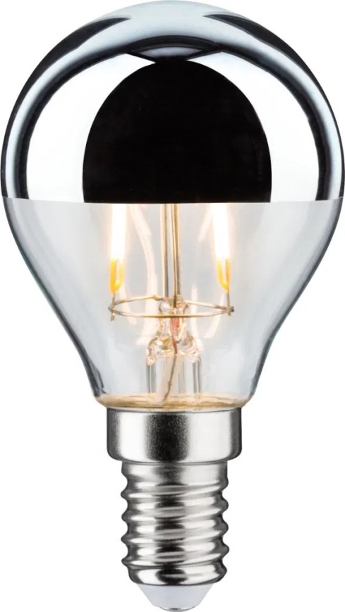 LED Lamp met bolvormige spiegelkap CROWN E14/2,6W/230V 2700K - Paulmann 28663