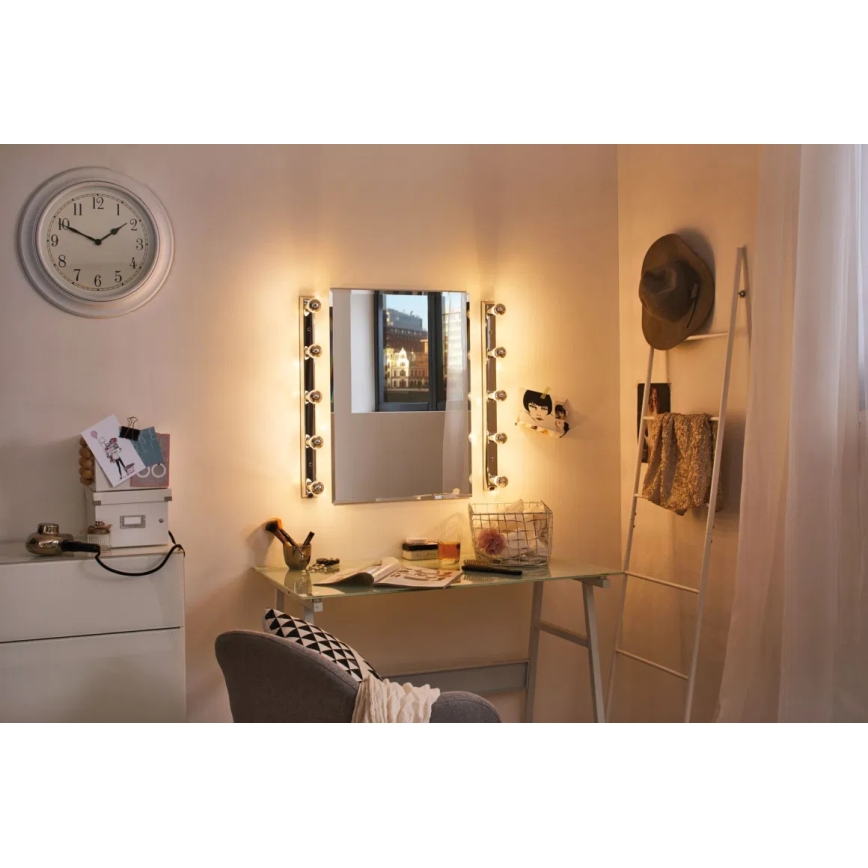 LED Lamp met bolvormige spiegelkap CROWN E14/2,6W/230V 2700K - Paulmann 28663