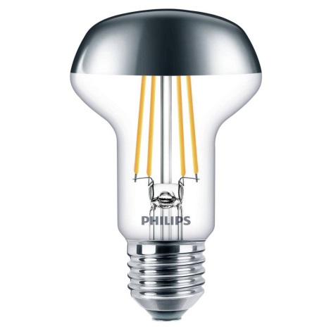LED Lamp met bolvormige spiegelkap Philips DECO E27/4W/230V 2700K