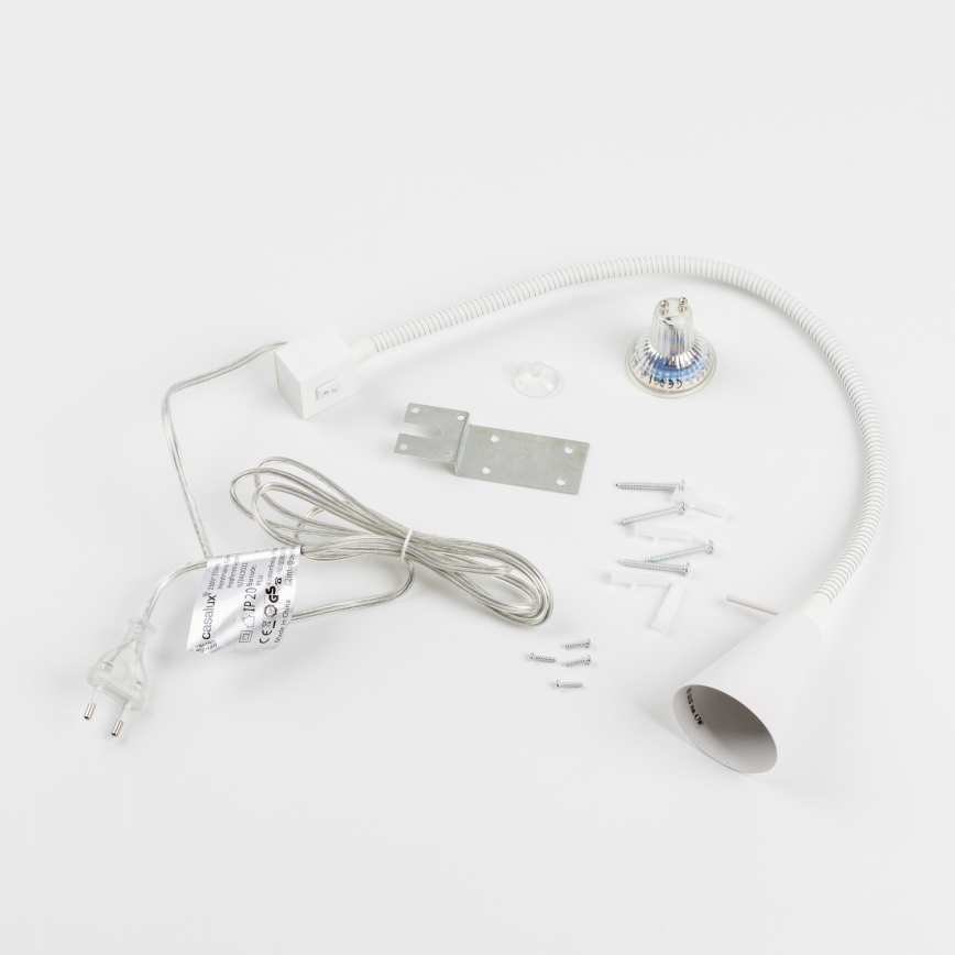 LED-lamp met klem 1xGU10/4,7W/230V wit