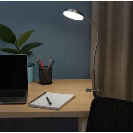 LED-lamp met klem LED/3,2W/230V mat chroom