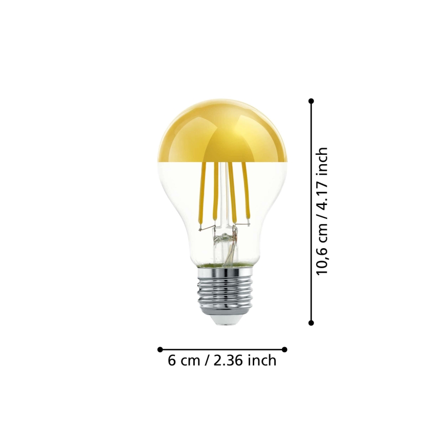 LED Lamp met spiegelbol A60 E27/7.3W/230V 2700K - Eglo 110031